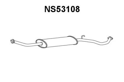 Veneporte NS53108 Muffler assy front