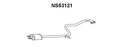 Veneporte NS53121 Muffler assy front Veneporte NS53121 Muffler assy front