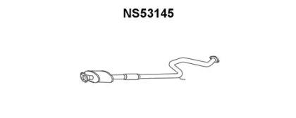 Veneporte NS53145 Muffler assy front