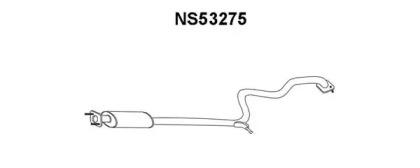 Veneporte NS53275 Muffler assy front Veneporte NS53275 Muffler assy front