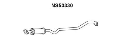 Veneporte NS53330 Muffler assy front