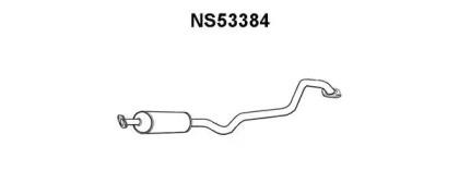Veneporte NS53384 Muffler assy front Veneporte NS53384 Muffler assy front