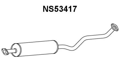 Veneporte NS53417 Muffler assy front Veneporte NS53417 Muffler assy front