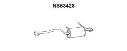 Veneporte NS53428 Середній глушник вихлопних газів Veneporte NS53428 Середній глушник вихлопних газів