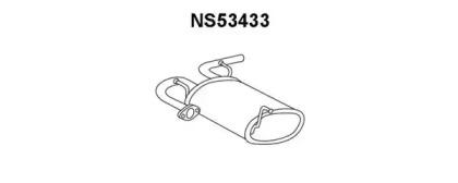 Veneporte NS53433 Глушник вихлопних газів кінцевий