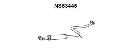 Veneporte NS53445 Muffler assy front