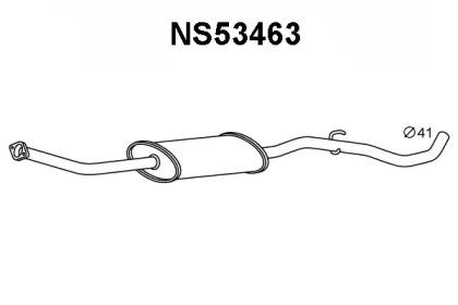 Veneporte NS53463 Muffler assy front Veneporte NS53463 Muffler assy front