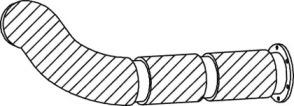 Dinex 54217 Exhaust pipe Dinex 54217 Exhaust pipe