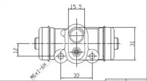 Motaquip VWC500 Cylinder drum brake Motaquip VWC500 Cylinder drum brake