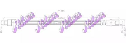 Brovex-Nelson H4356 Hose assy brake