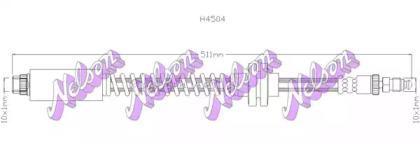 Brovex-Nelson H4504 Шланг гальмівний Brovex-Nelson H4504 Шланг гальмівний