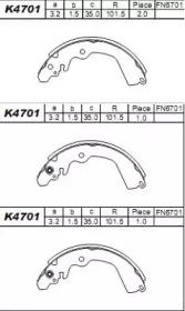 Asimco K4701 Brake pads Asimco K4701 Brake pads