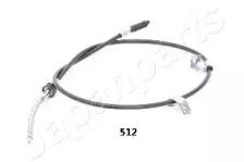 Japanparts BC-512 Brake cable Japanparts BC-512 Brake cable