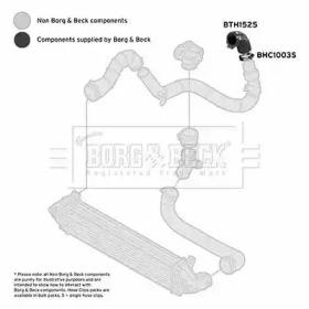 Borg & Beck BTH1525 Патрубок інтеркулера Borg & Beck BTH1525 Патрубок інтеркулера