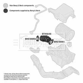 Borg & Beck BTH1648 Duct assy air inlet rubber Borg & Beck BTH1648 Duct assy air inlet rubber