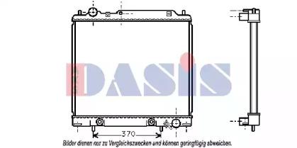 AKS Dasis 140640N Радіатор охолодження двигуна AKS Dasis 140640N Радіатор охолодження двигуна