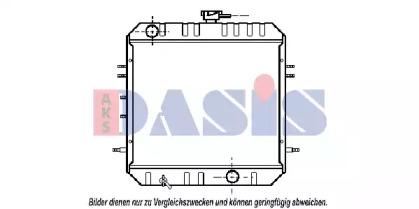 AKS Dasis 141130N Радиатор охлаждения двигателя AKS Dasis 141130N Радиатор охлаждения двигателя