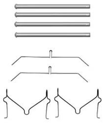 Pagid K0350 Монтажний комплект гальмівних колодок Pagid K0350 Монтажний комплект гальмівних колодок