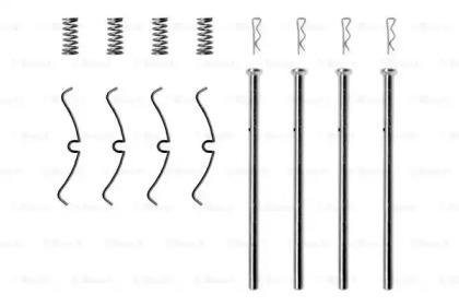 Bosch 1 987 474 139 Комплект монтажный дисковых тормозных колодок