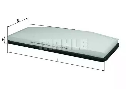 Mahle Original LA 26 Фільтр салона Mahle Original LA 26 Фільтр салона