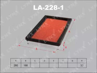 Lynxauto LA-228-1 Air filter