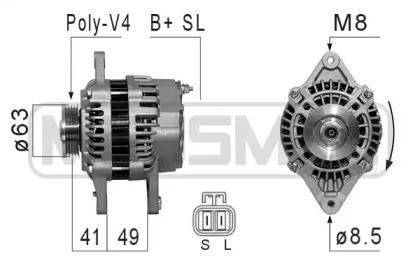 ERA (Messmer) 210837 Alternator assy