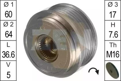 ERA (Messmer) 219066 Шкив генератора ERA (Messmer) 219066 Шкив генератора