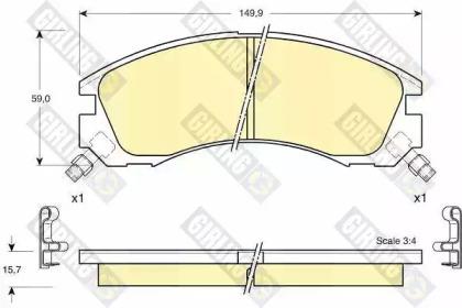Girling 6132009 Brake pads Girling 6132009 Brake pads