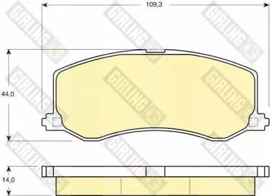 Girling 6132379 Brake pads Girling 6132379 Brake pads