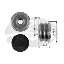 Gates OAP7030 Шкив генератора Gates OAP7030 Шкив генератора