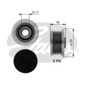 Gates OAP7077 Механізм вільного ходу генератора