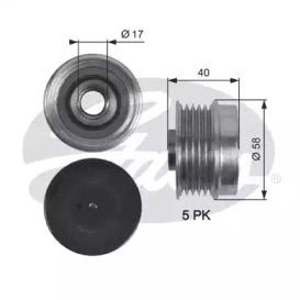 Gates OAP7132 Шкив генератора Gates OAP7132 Шкив генератора