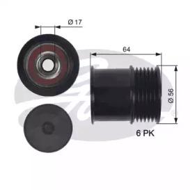 Gates OAP7151 Механізм вільного ходу генератора Gates OAP7151 Механізм вільного ходу генератора
