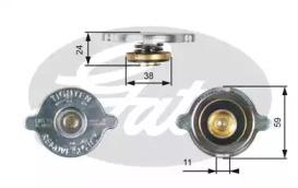 Gates RC116 Крышка радиатора Gates RC116 Крышка радиатора