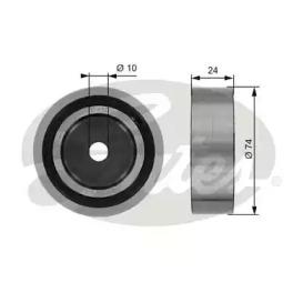 Gates T36009 Ролик натяжной Gates T36009 Ролик натяжной