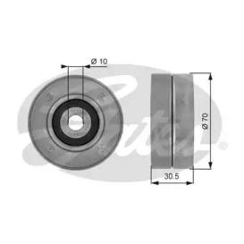 Gates T36046 Ролик натяжний ременя поліклинового Gates T36046 Ролик натяжний ременя поліклинового