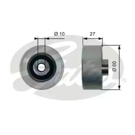 Gates T36431 Ролик натяжной Gates T36431 Ролик натяжной