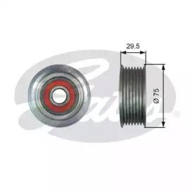 Gates T36447 Ролик натяжний ременя поліклинового