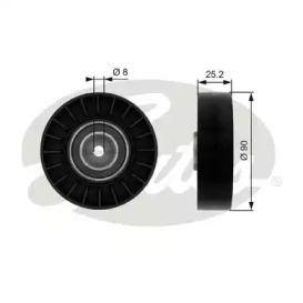 Gates T38078 Ролик натяжной Gates T38078 Ролик натяжной