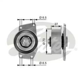 Gates T38232 Ролик натяжной Gates T38232 Ролик натяжной