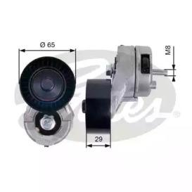 Gates T38356 Ролик натажной ремня поликлинового Gates T38356 Ролик натажной ремня поликлинового