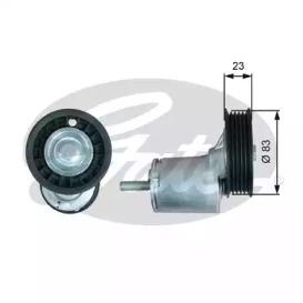 Gates T38375 Ролик натяжний ременя поліклинового Gates T38375 Ролик натяжний ременя поліклинового