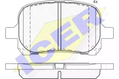 Icer 181632 Brake pads Icer 181632 Brake pads