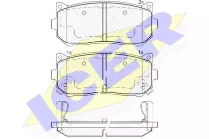Icer 181669 Колодки гальмівні