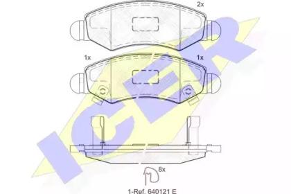 Icer 181731 Колодки гальмівні