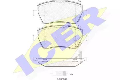 Icer 181748 Brake pads Icer 181748 Brake pads