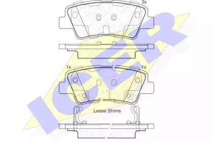 Icer 181976 Brake pads