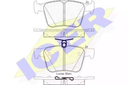 Icer 182098 Brake pads