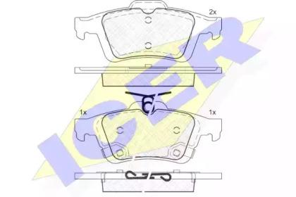 Icer 182106 Brake pads