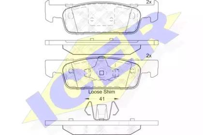 Icer 182115 Brake pads Icer 182115 Brake pads